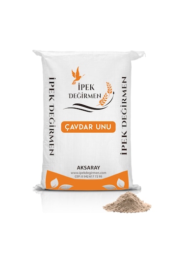 İpek Değirmen Tam Çavdar Unu Doğal Katkısız Organik Çavdar Unu 5 KG