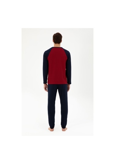 U.s. Polo Assn. Erkek Bordo Pijama Takım 50301726-vr014 Bordo