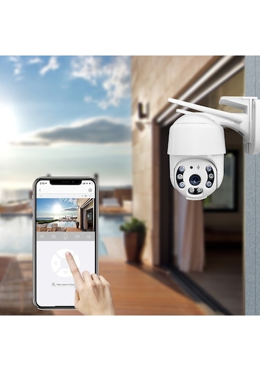 Dış Mekan Suya Danıklı IP Wifi Network Güvenlik Kamerası