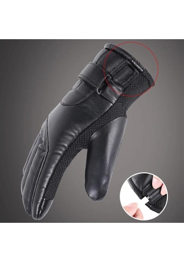 Padalink Usb Isıtmalı Motosiklet Eldivenleri - Su Geçirmez, Dokunmatik Ekran Uyumlu, Kış Sporları İçin