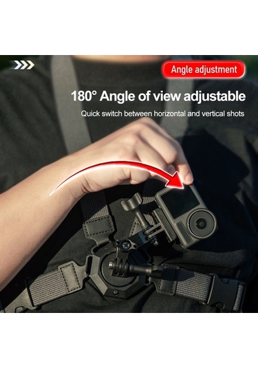 Novahub Geeksen Hızlı Ayrılabilir Manyetik Göğüs Kayışı - Gopro İçin Uyumlu Siyah Güçlü Sıkma Sayfası Siyah