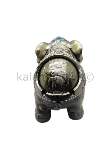 Swarovski Taşlı Fil Masaüstü Küllük - Gizli Hazneli Masaüstü Hedi