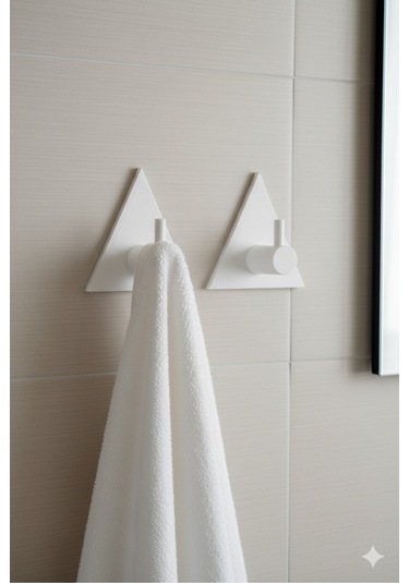 2 Li Askılık Kapı Arkası, Duvara Monte, Dayanıklı Malzeme, Sarı 9 Sarı