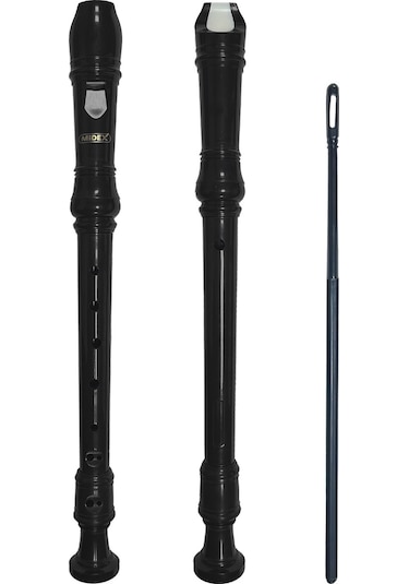 Midex Fl-8bk Kaliteli Siyah Blok Flüt