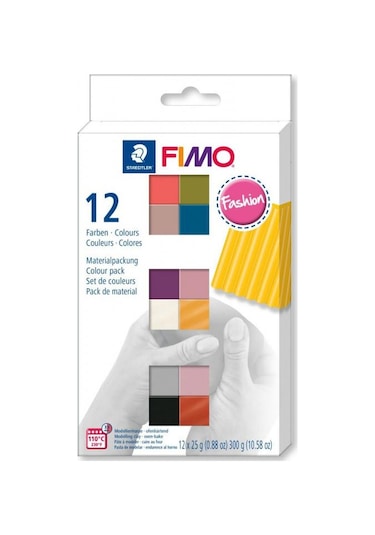 Fimo Moda Renkler 12 li Set 12x25 gr - 8023C12-5