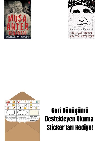 Musa Anter Cinayeti + Her Şey Bitti Ana'ya Söyleyin + Okuma Sticker'ları