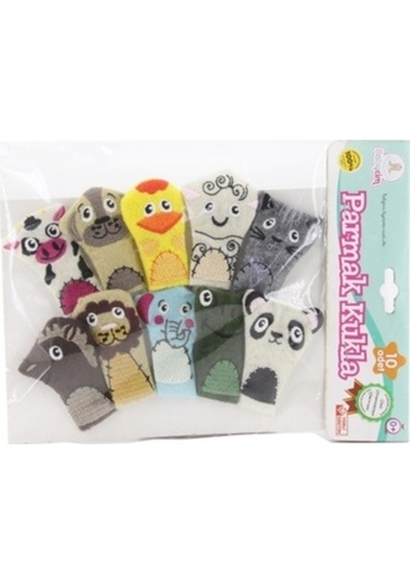 Birlik Oyuncak Babycim Hayvanlar Parmak Kuklası 10'lu Urt020-003