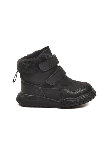 Cool Siyah Cırtlı Kaymaz Taban Unisex Çocuk Bot Shade B Siyah