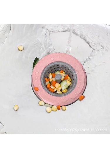 Geeksen Mutfak Lavabo Tıkanıklığını Önleyici Filtre 11 Cm - Saç Ve Gıda Artıklarını Tutar, Akışı Kolaylaştırır Renk Seçenekli Mavi