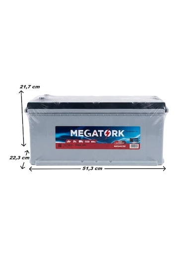 Megatork 12 V 180 Ah 1080 A Akü