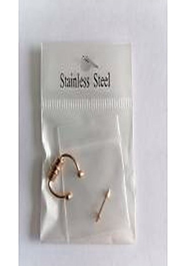 Mıknatıslı Fake Septum Piercing Altın rengi Altın