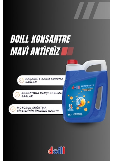 Doill Konsantre - Saf Mavi Antifriz - G11 3 L