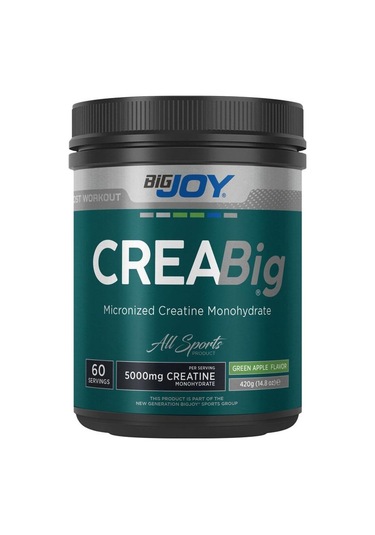 Bigjoy Sports Kreatin Creabig 420gr 60 Servis Yeşil Elma