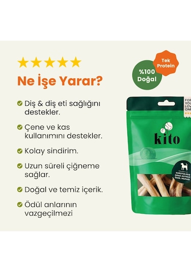 Kito Dana Kuyruk Yetişkin Köpek Ödül Maması 100 G