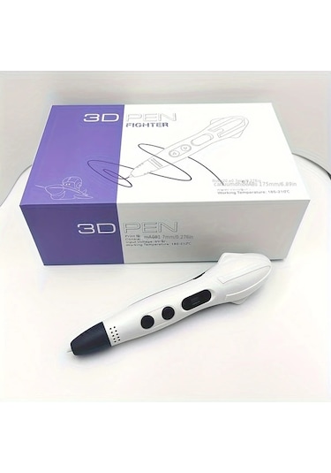 Xuweiwei Beyaz 3 Boyutlu Cizim Kalemi Seti Pla Filament Kalem Resim Kitabi Sarf Malzemeleri Kablo Cocuklar Ve Yeni Baslayanlar Icin