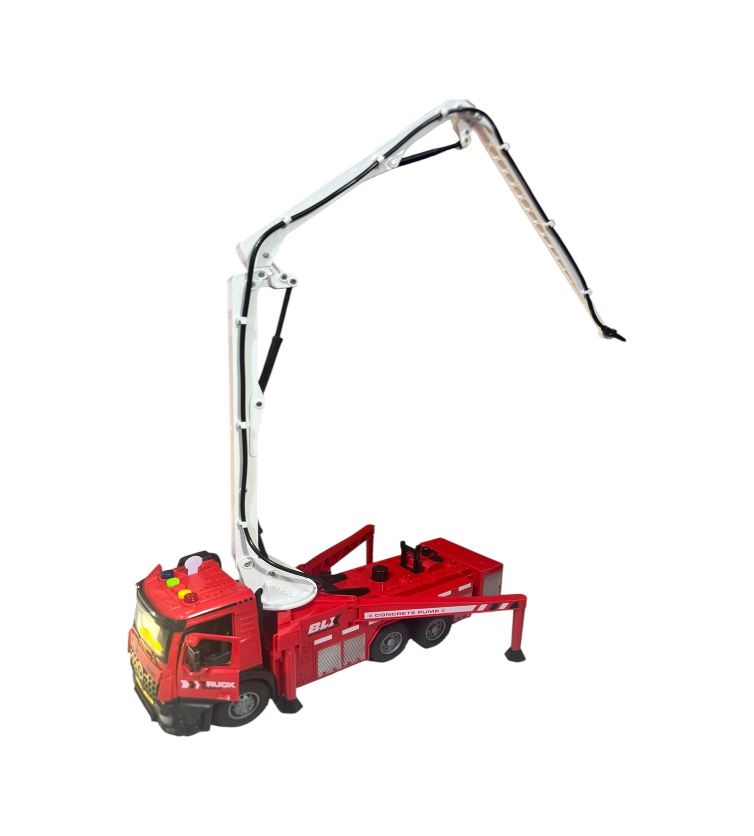 Sürtmeli Sesli Işıklı Su Atan İtfaiye Aracı 33 Cm Kapıları Açılır Kırmızı