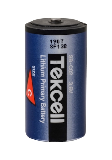 Tekcell SB-C02 3.6V C Boy Li-SOCI2 Lityum Sayaç Pili