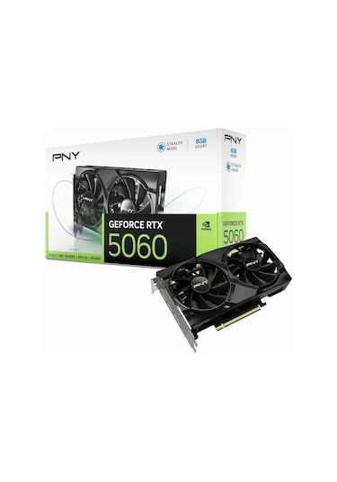 Pny Dual Geforce Rtx 5060 8gb Gddr7 128bit Hdmı/dp Ekran Kartı
