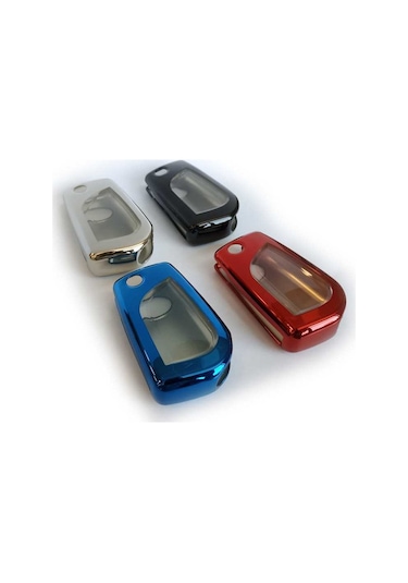 Toyota Corolla Uyumlu Plastik Anahtar Kılıfı Koruma Kabı Kırmızı