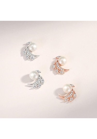 Gümüş Tancise 925 Ayar Gümüş Sentetik İnci Zirkon Küpe Damla Küpe Kadınlar İçin Düğün Parti Hediyeler