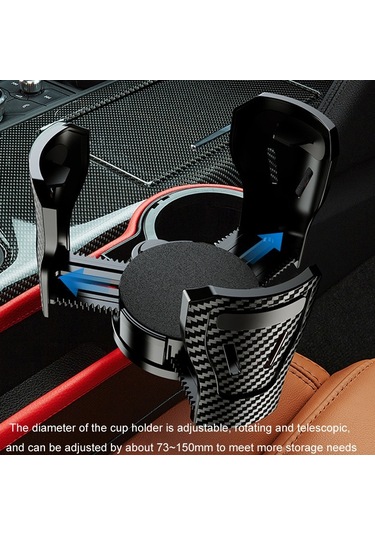 Araba Koltuğu Boşluk Saklama Kutusu Araba Su Bardağı Tutucu Küllük, Renk: Sol Siyah