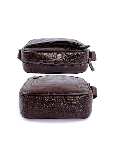 Kroko Postacı Çanta Hakiki Dana Derisi Kangaroo Kıngdom 8875-Ck