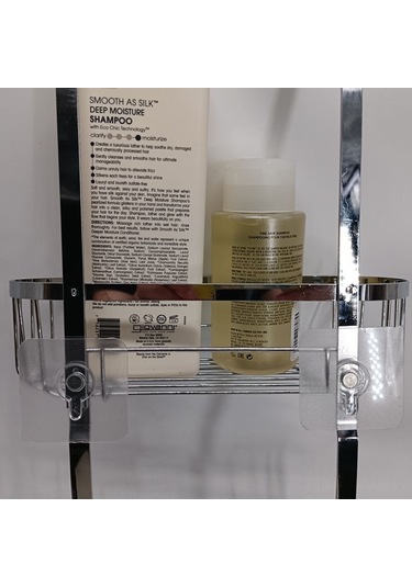 Moveevo Duvar Delmeyen, Çözebilir Chrome Banyo Rafı - Duş Başlığı Ve Depolama İçin Demir Yapı, Kolay Kurulum Diğer