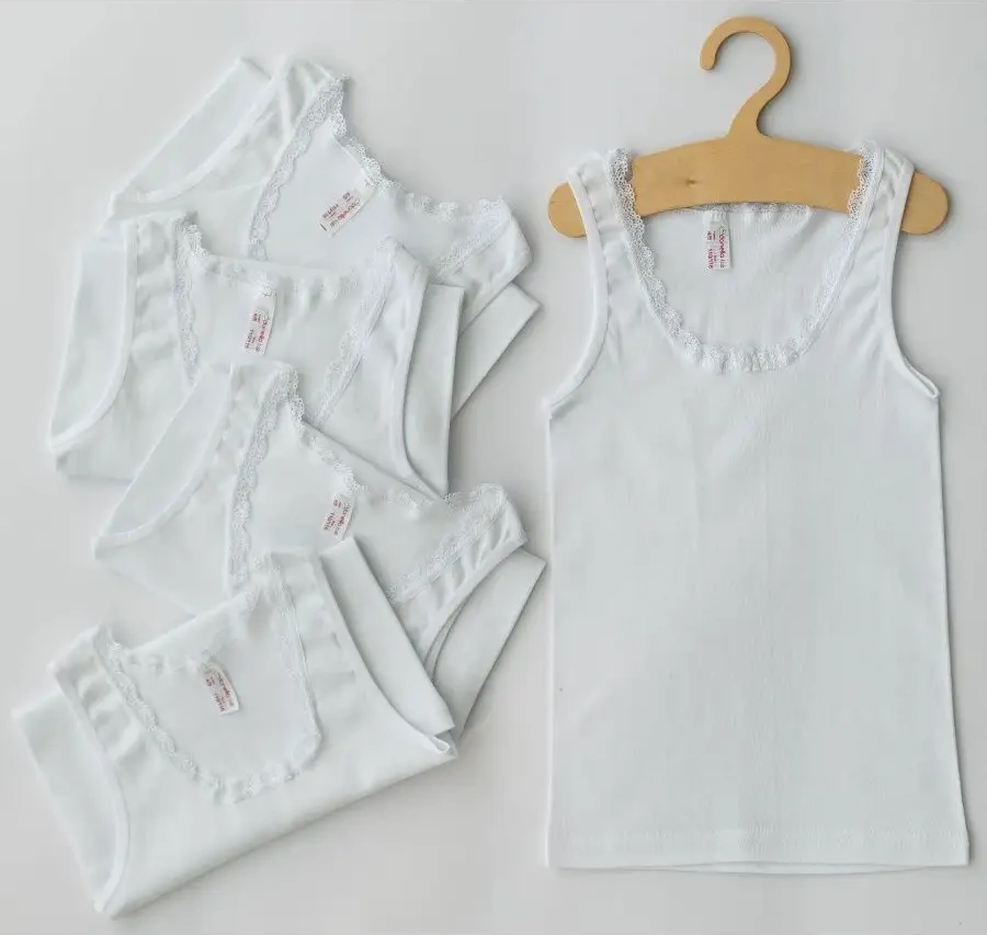 Donella Çocuk İç Giyim Atlet Seti 5 Parça 104290428 Beyaz