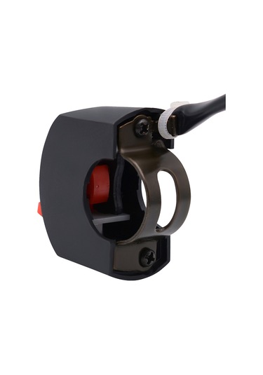 Shineyee Motorcycle Universal 12v Abs Çift Flash Anahtarı, 2.2-2.5cm Direksiyon Uyumlu, 65cm Tel, Far/kış Farı Açma-kapama, Kolay Kurulum Siyah-kırmızı