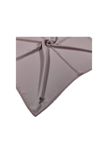 Mısırlı Eşarpları Queen Krep Düz Renk Eşarp 140x140 Cm Gül Kurusu