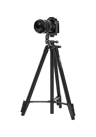 Kıngjoy Vt-831scb Uzaktan Kumandalı + Cep Telefonu Standlı Video Tripodu Siyah Medium Siyah