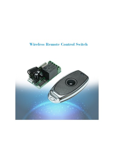 Yaozixa 12v Dc 433mhz Evrensel Radyo Frekansı Kumanda Anahtarı Seti: 1 Alıcı Kart + 5 Tek Tuşlu Kumanda 6 Adet