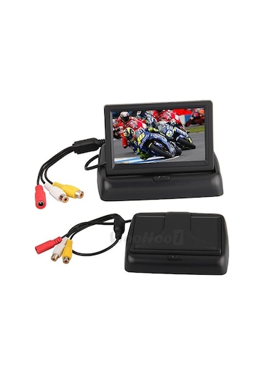 Kameralı Park Sensörü 4.3''Kapaklı Ekran+Kamera