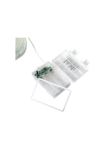 Suofeng 5m 50leds Işık Zinciri, 8 Işık Efekti, Ip54 Su Geçirmez, 3xaa Pil Beslemeli Pil Yok , Çok Renkli Dekoratif Işık