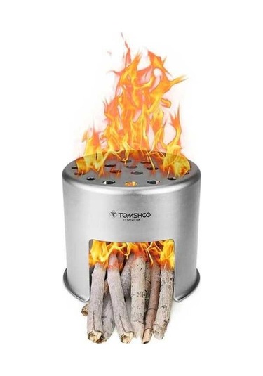 Pazly Yürüyüş Ve Kamp İçin Ultra Titanyum Taşınabilir Sırt Ocağı Jzr-gy Hafif Gümüş Geeroyoo Çanta - Dk Gümüş Gümüş