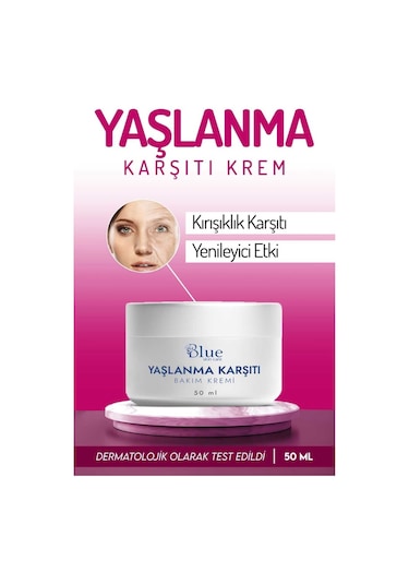 Blue Skin Care Gençleştiren Cilt Yenileyici Leke,giderici Ve Yaşlanma Karşıtı Onarıcı Kırışıklık,gideri Süper Krem