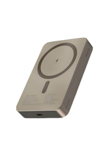 Realpower R Mag Air 20w Pd 5000 Mah Magsafe Powerbank - Çöl Çöl