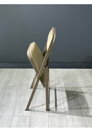 Katlanır Kamp Sandalyesi Cappuccino Piknik Sandalyesi Kapuçino Deri Cappuccino