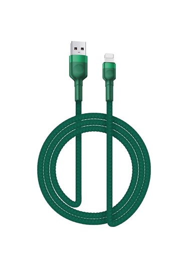 8 Pin 5a Güzellik Dövme Usb Şarj Kablosu, Kablo Uzunluğu: 1m Yeşil