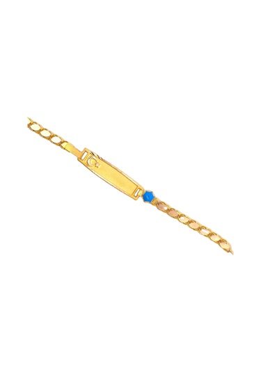 Cigold Taşlı Çocuk Bileklik 14 Ayar Altın 1.83 Gr Oa-c11303029265 Renkli Çok Renkli