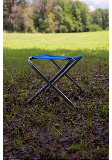 Exent Katlanır Balıkçı Kamp Piknik Taburesi 2'li Mavi