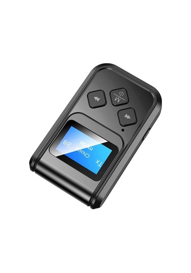 Novahub T15 Bluetooth 5.0 Ses Adaptörü: Kablosuz Alıcı & Verici, Lcd Ekran, Şarj Edilebilir, Siyah