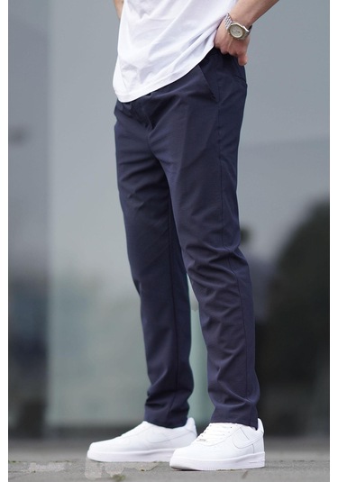 Madmext Lacivert Düz Paça Erkek Pantolon 6530-lacivert Lacivert