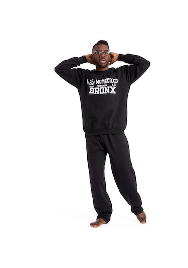 Erkek Kalın Kışlık Cepli Pijama Takımı Tampap D-85 - 445343005