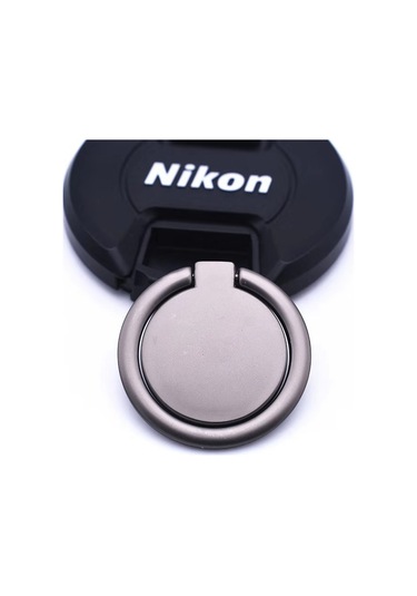 Suofeng Mükemmel Kalite Metal Zırh Çerçeve Telefon Tutucu, Ultra İnce Dairesel Tasarım, Logo Baskısı İçin Uygun, Parlak Siyah Renk