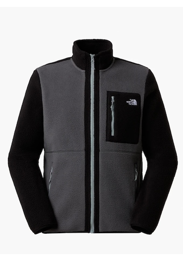 The North Face M Yumiori Full Zip Erkek Polar Siyah - Gri