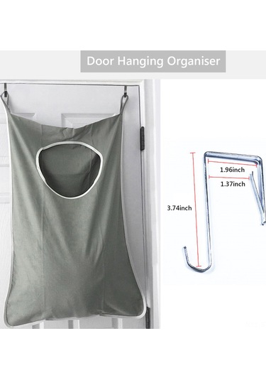 Symbee Mavi Kapı Arka Organizer: Çamaşır Saklama Çantası, Oxford Kumaş, Altı Zipli, Çok Amaçlı, Konforlu Askı Ve Uzun Ömürlü Tasarım Mavi