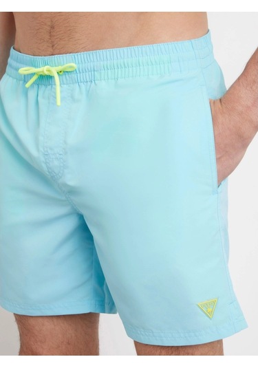 Guess Erkek Açık Mavi Mayo Şort Mavi
