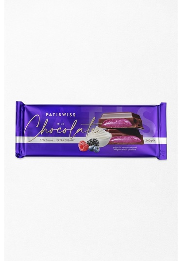 Patiswiss Orman Meyveli Yoğurtlu Krema Dolgulu Sütlü Çikolata 240 G