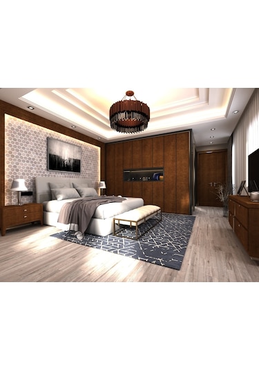 Tuqco Doğaltaş 2" Altıgen (Hexagon) Golden Eskitme Mermer Mozaik